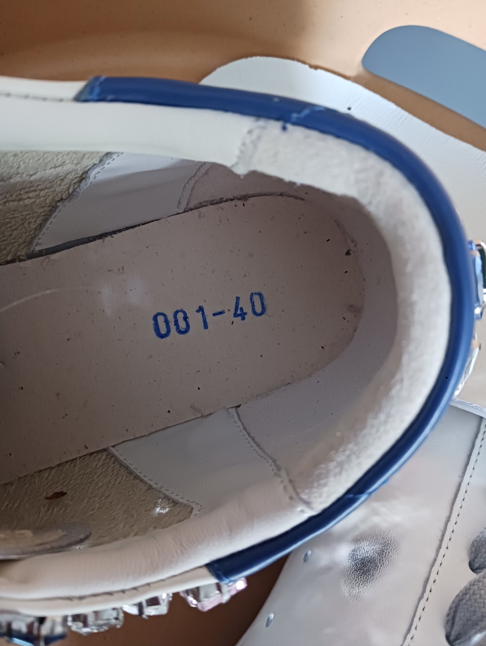 Golden Goose Super Star Rhinestone Embellished Sneakers Size 40 - Picture 14 of 16